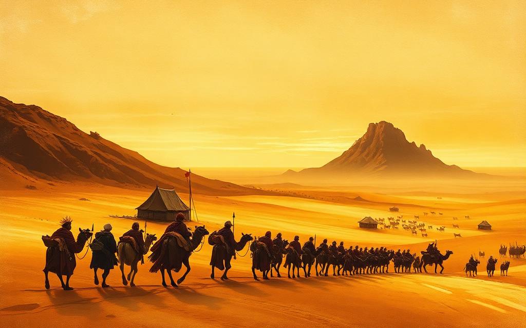 O êxodo do deserto